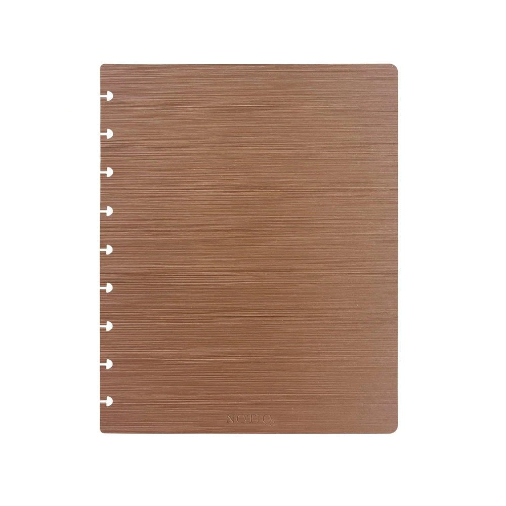 Rose Gold Moderno | MODERNO Poly Snap Covers Discbound Planner Covers | Set of 2 | NOTIQ