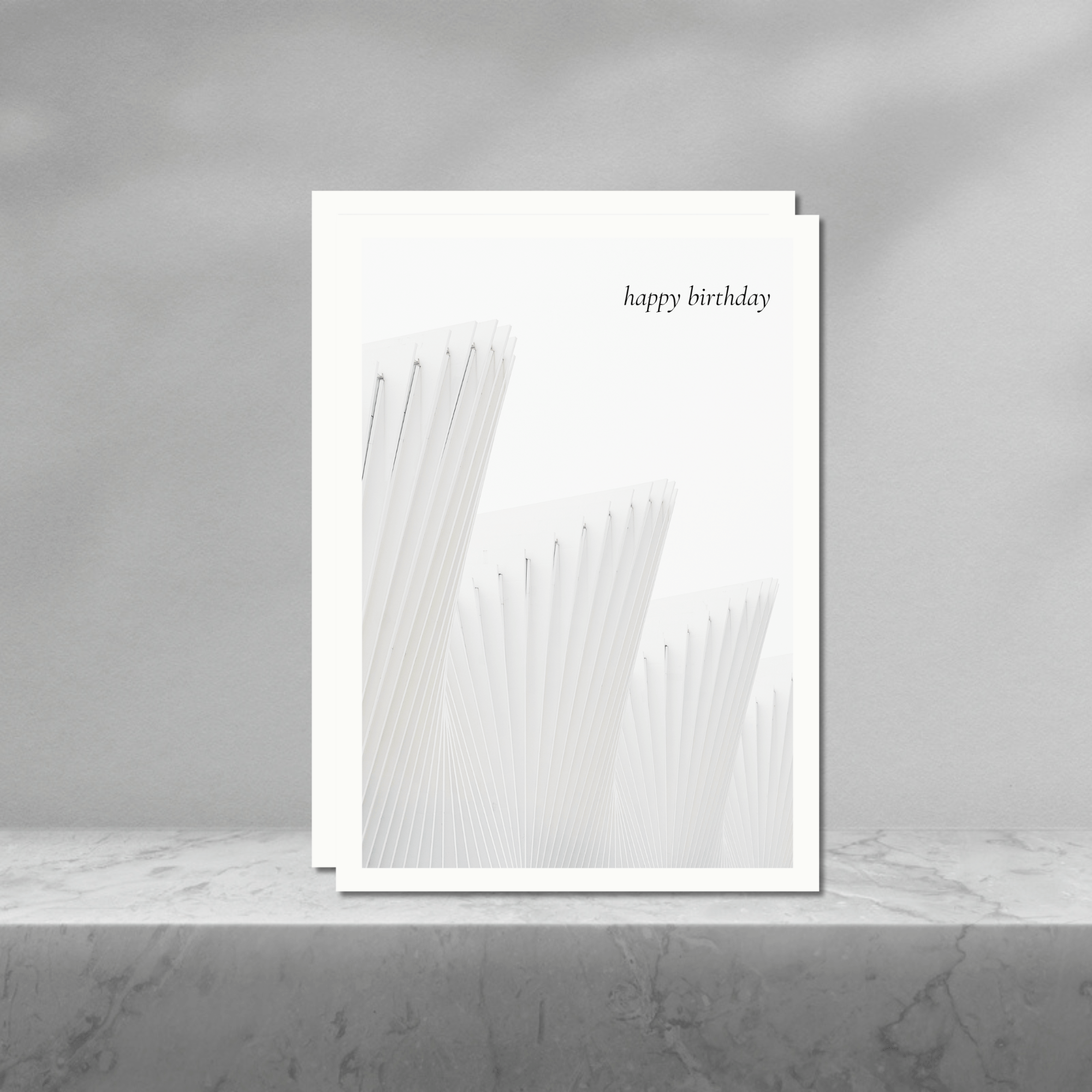happy birthday - Set of 2 | Mono Travel Greeting Cards | NOTIQ