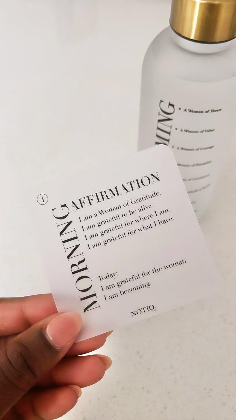 | Morning Affirmation Cards - Box of 30 | NOTIQ
