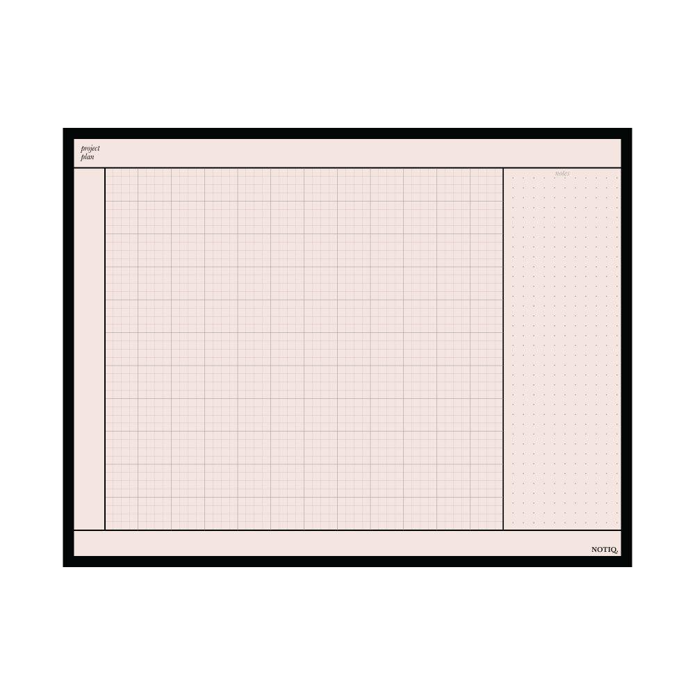 Blush Pink | Project Plan | Desk Notepad | NOTIQ