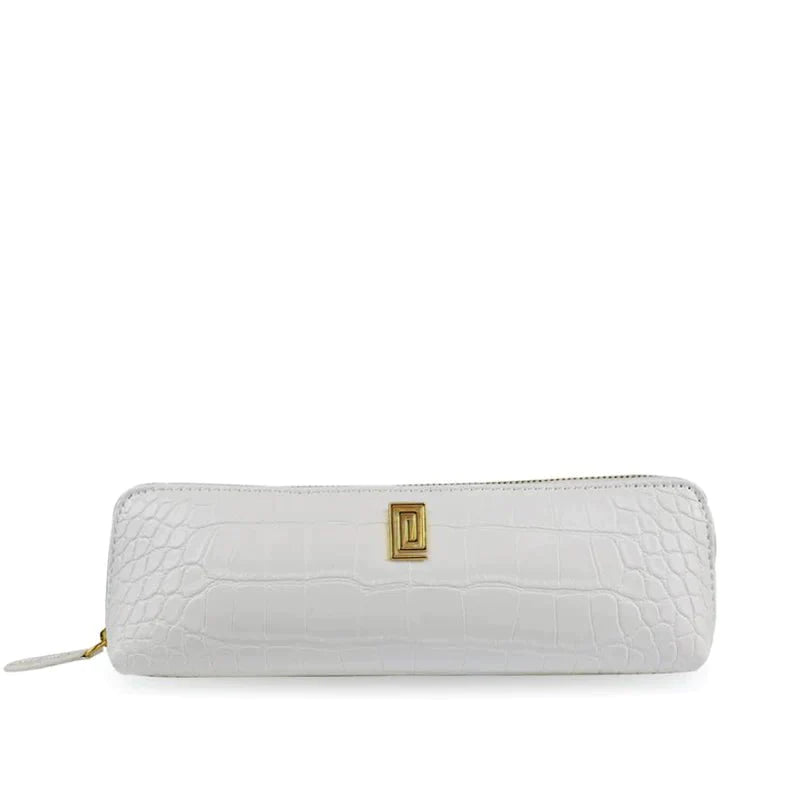 Dove White Croco Extended - Fits Tombow Pens | Pencil Case | Pen Case | NOTIQ