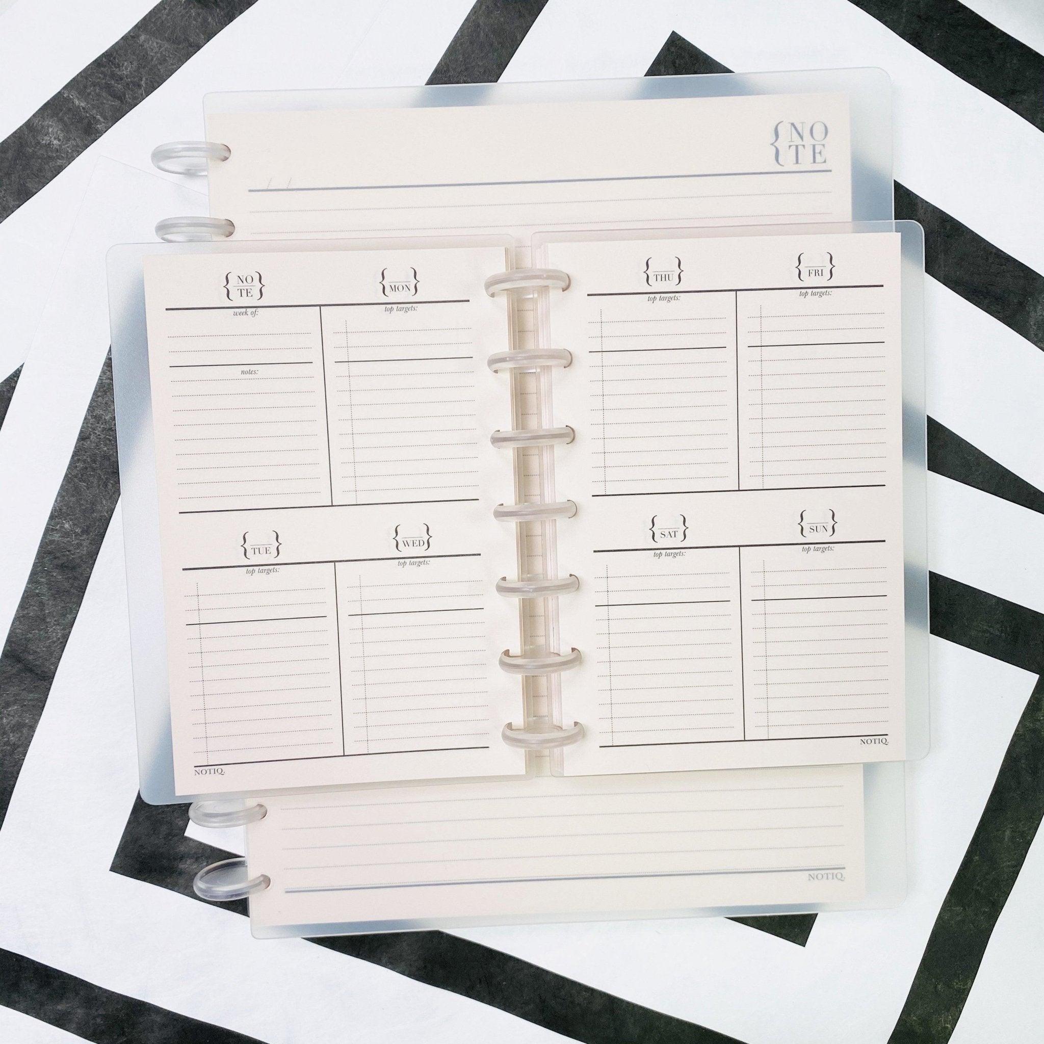 | Simplicity Frost Weekly Plan Planner | NOTIQ