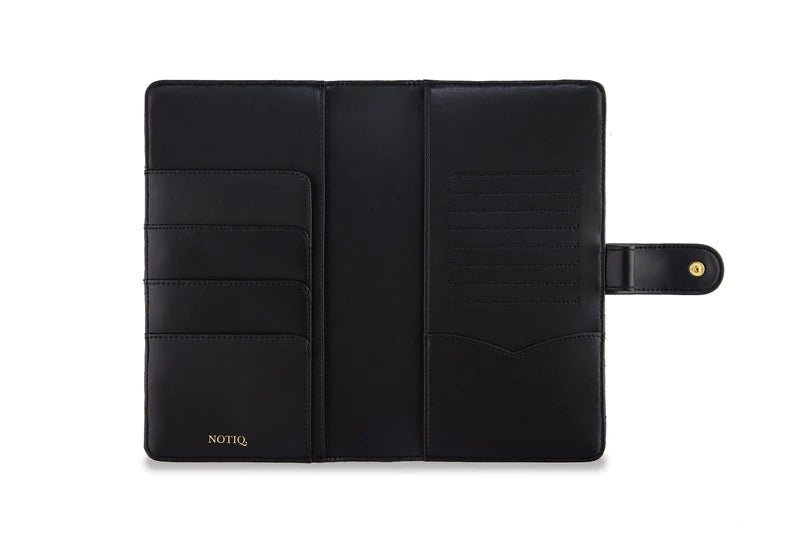 | SL1. Slim Travel Wallet Ringless Agenda | Planner Cover | NOTIQ