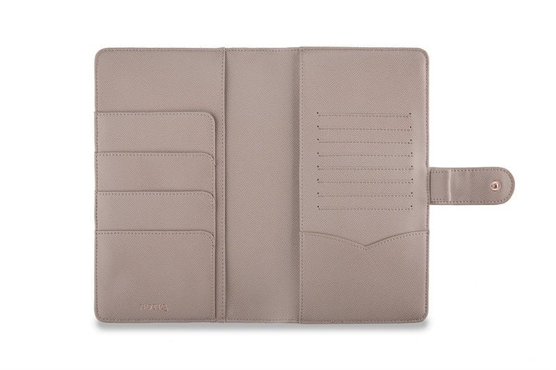 | SL1. Slim Travel Wallet Ringless Agenda | Planner Cover | NOTIQ