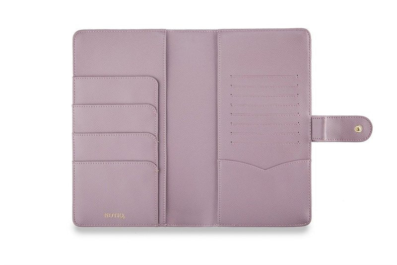 | SL1. Slim Travel Wallet Ringless Agenda | Planner Cover | NOTIQ