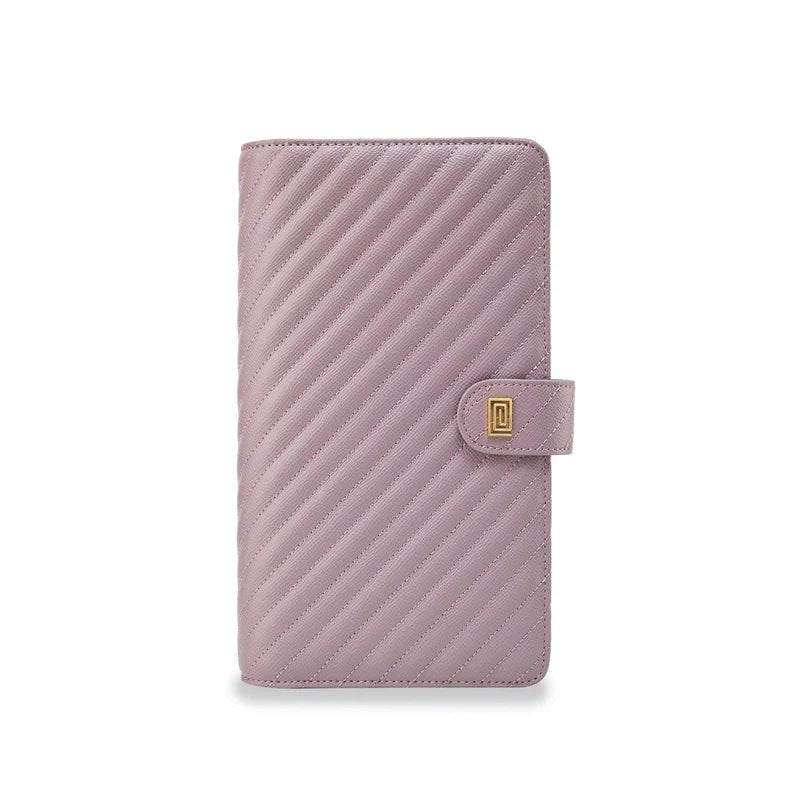 Mauve Quilted Slim Travel | SL1. Slim Travel Wallet Ringless Agenda | Planner Cover | NOTIQ