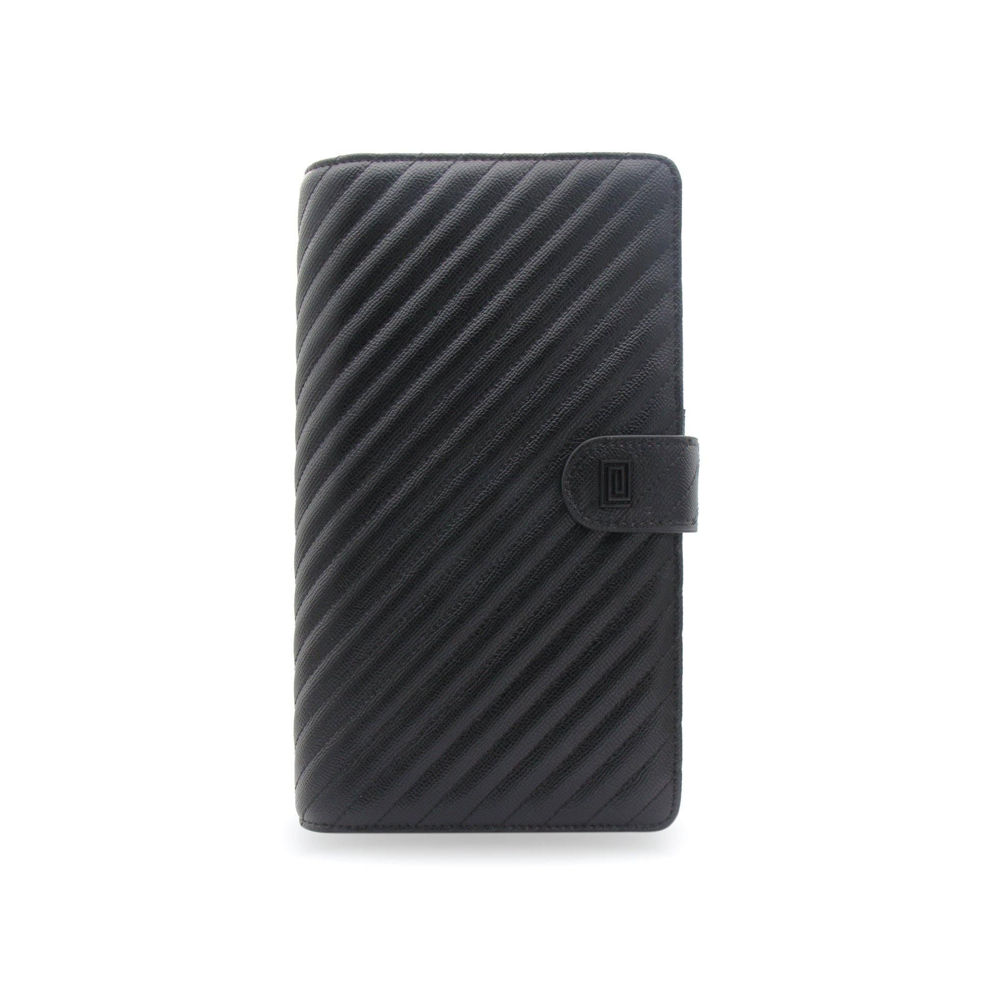 MASQ Noir Slim Travel | SL1. Slim Travel Wallet Ringless Agenda | Planner Cover | NOTIQ