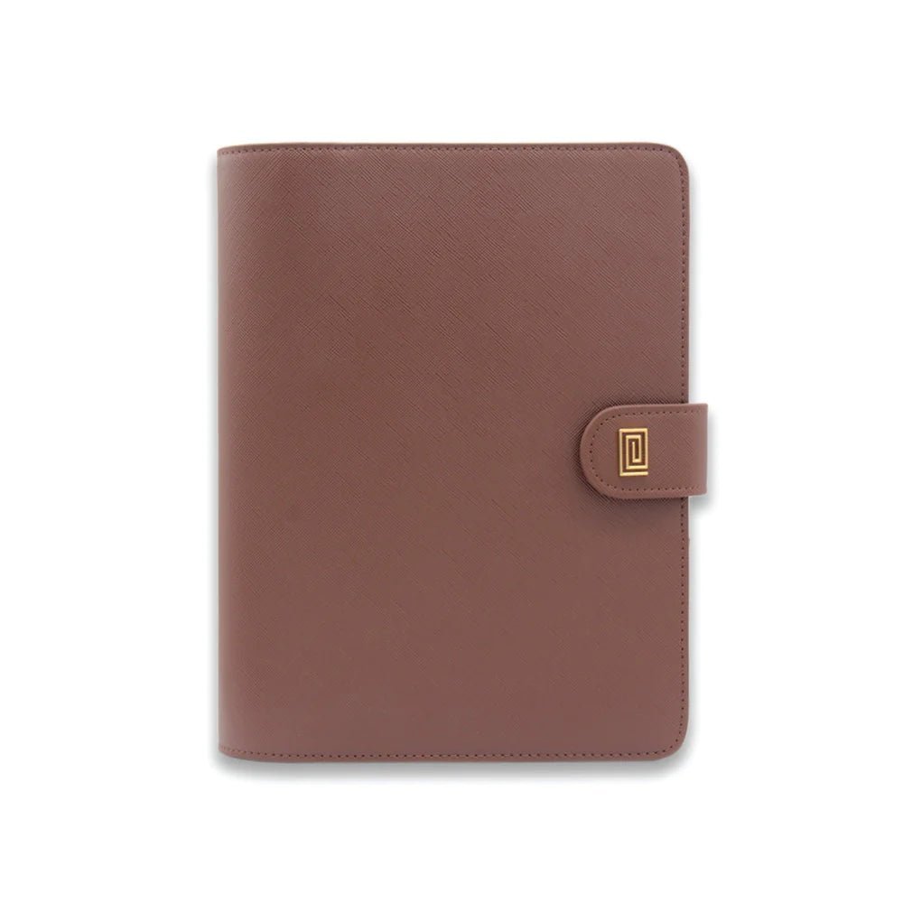 Caramel Saffiano Euro Ring | SS1. Euro A6 Ring Agenda | A6 Planner Cover | NOTIQ