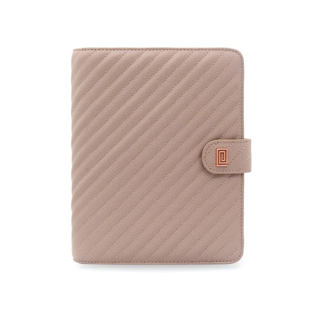 Stone Gray Quilted Peso Ring | SS2. Peso Ring Agenda | Personal Planner Cover | NOTIQ