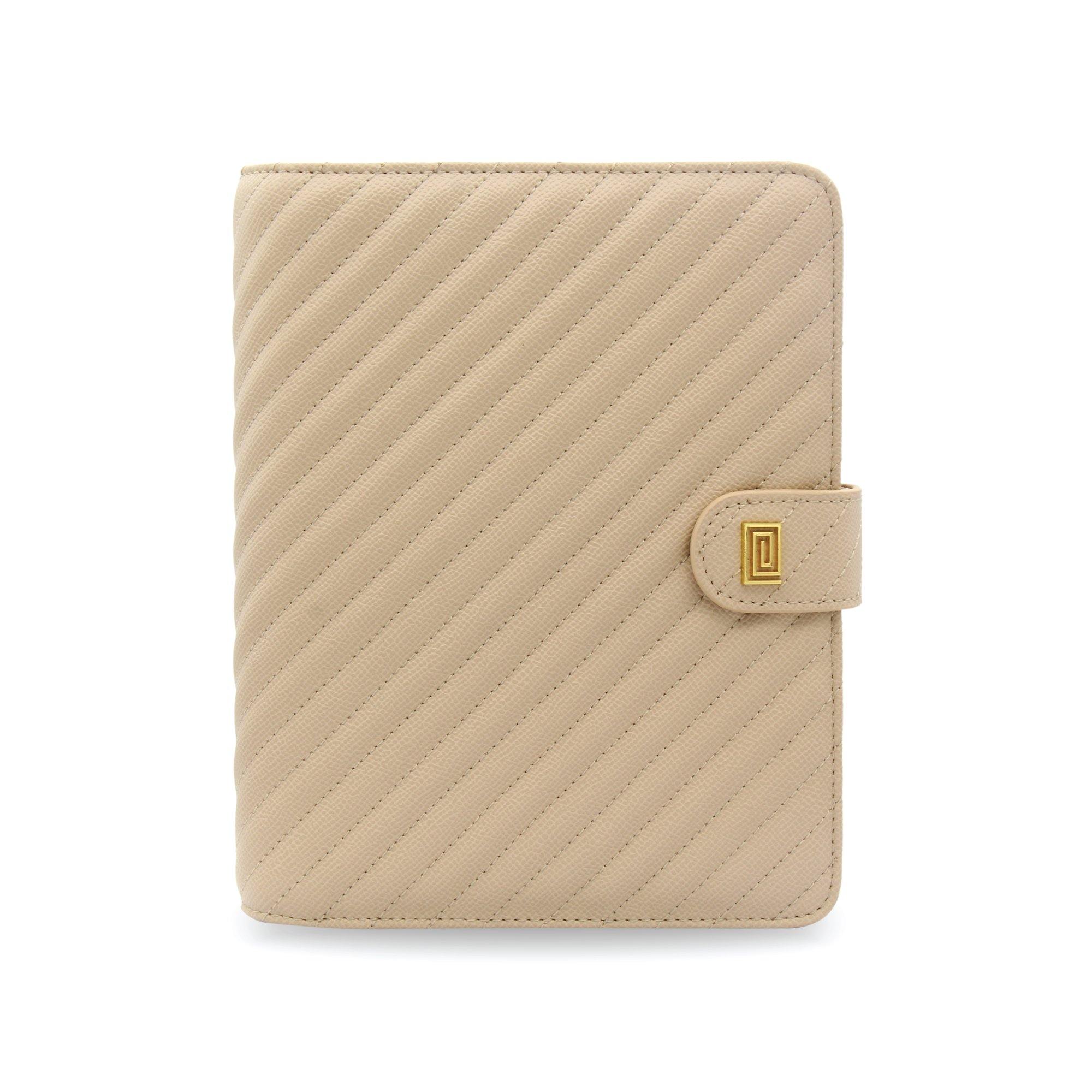 Bisque Quilted Peso Ring | SS2. Peso Ring Agenda | Personal Planner Cover | NOTIQ