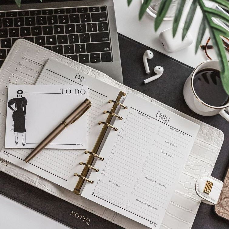 | SS5. Memo B6 Ring Agenda | B6 Ring Planner Cover | NOTIQ