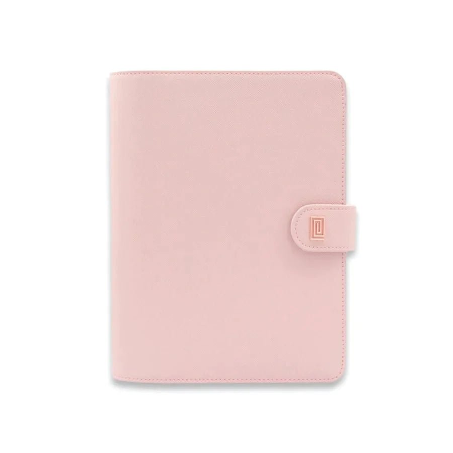 Rose Gold on Rosebud Saffiano Mono | SS7. Mono Ringless Agenda | Mini Planner Cover | NOTIQ