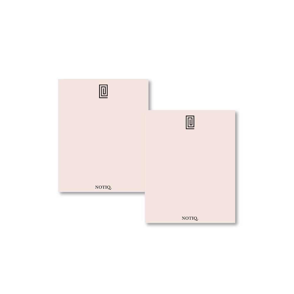 Blush Pink | Structure Motif | Notepads Set | NOTIQ