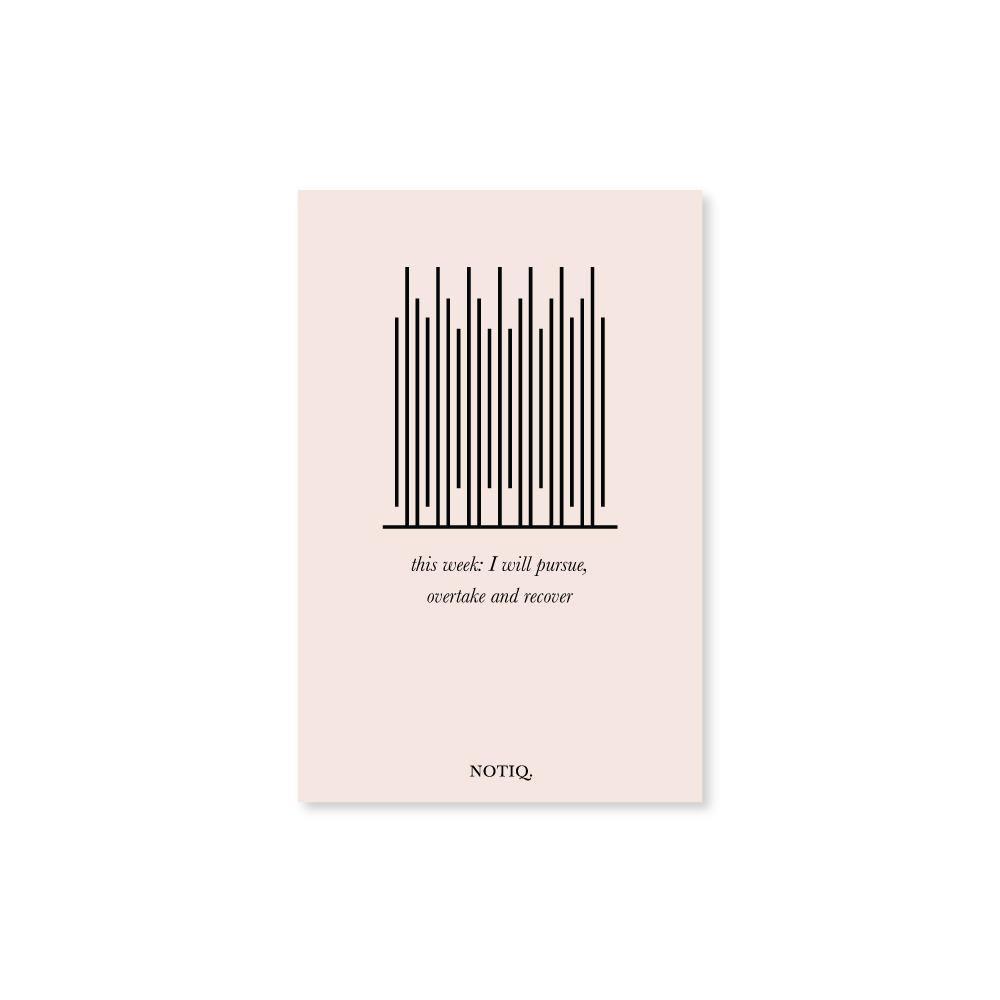 | Weekly Plan Undated: 52-Week Planner Inserts & Refill | NOTIQ