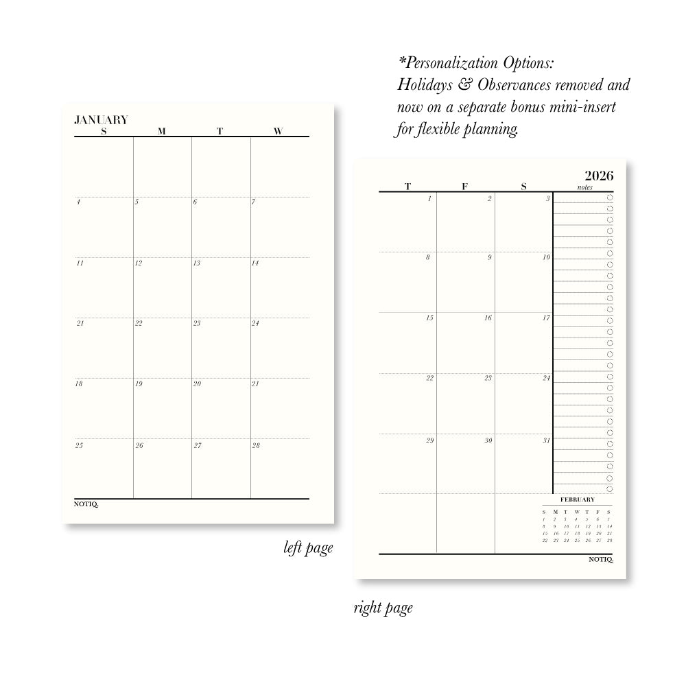Pre-Order | Executive 2026 Dated Monthly Planner | Starts Shipping Oct 31 - Nov 30