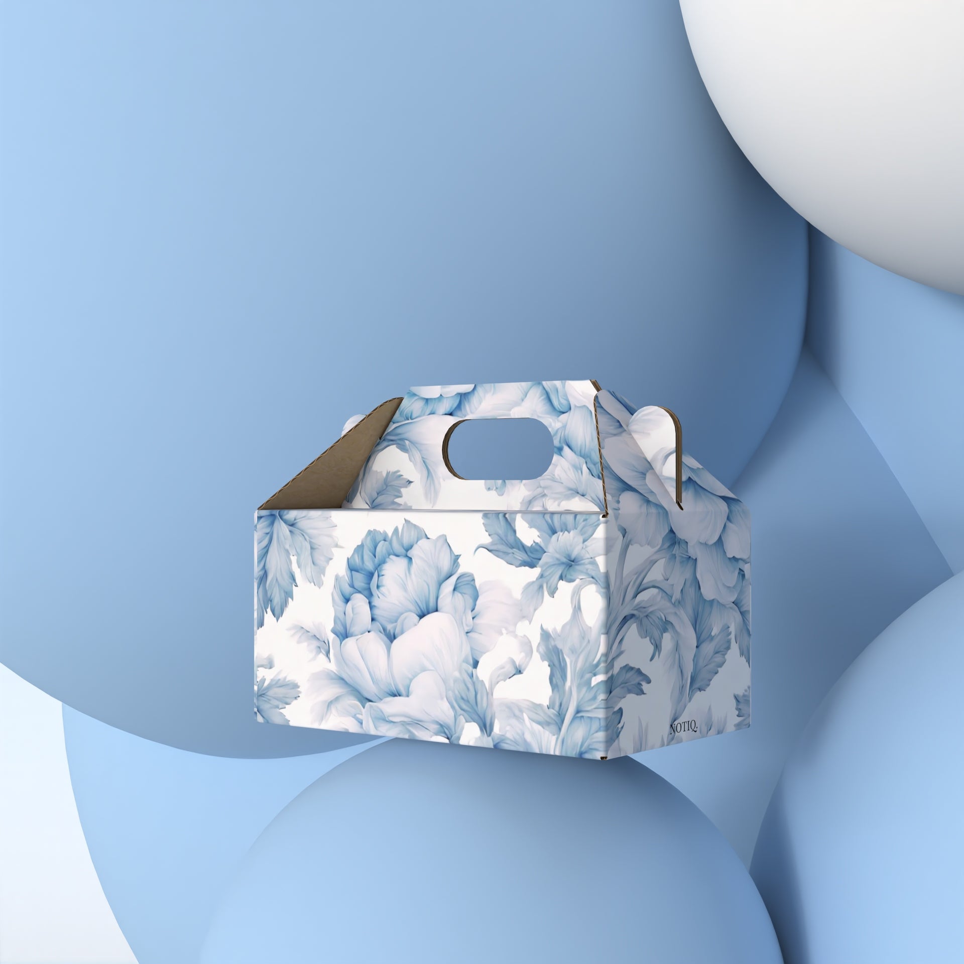 | Toile de Jouy Gable Box | High-Fashion Florals Gift Box | NOTIQ