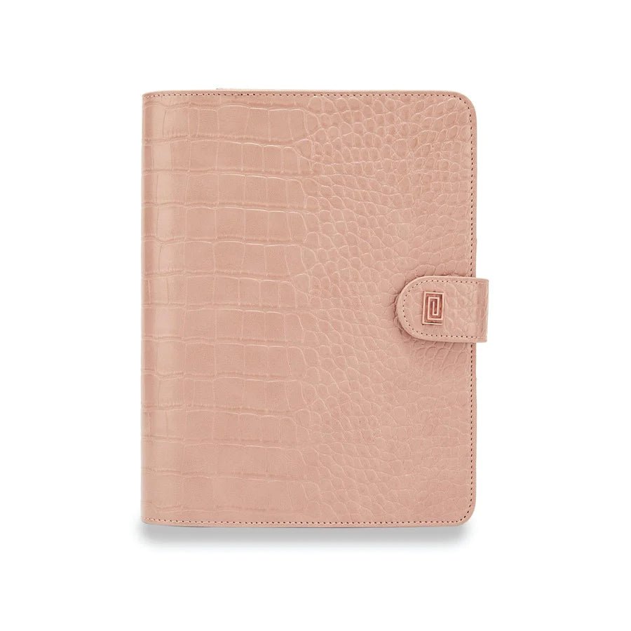 Rose Nude Croco Demi Ring | OUTLET | MM3. Demi Ring Agenda | A5 Planner Cover | Final Sale | NOTIQ