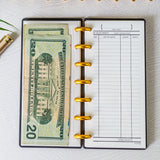 Budget Brief Finance Planner Inserts & Refill Pearl White