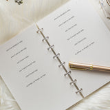 Daily Elegance Planner Inserts & Refill