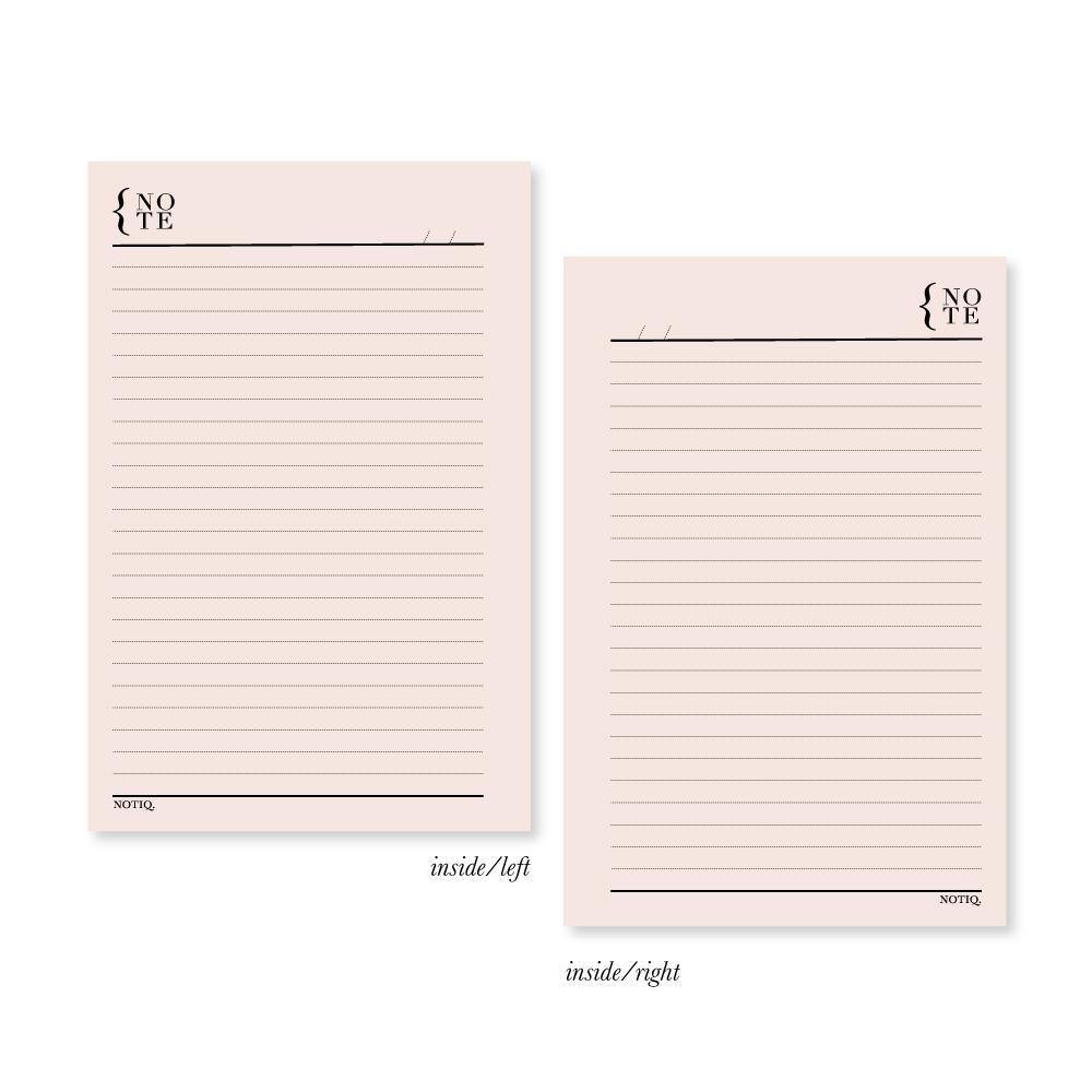 Lined Notebook Paper | Notebook Refills | Notebook Inserts | NOTIQ
