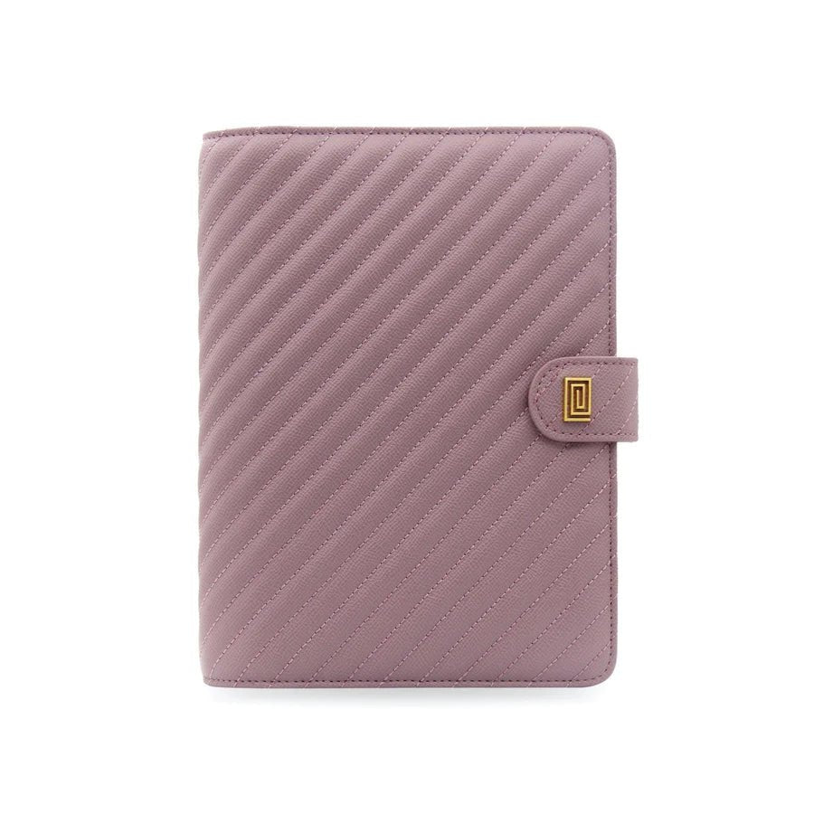 Mauve Quilted Midi | OUTLET | LL2. Midi Ringless Agenda | Classic 9-Disc or Coil Planner Cover | FINAL SALE | NOTIQ