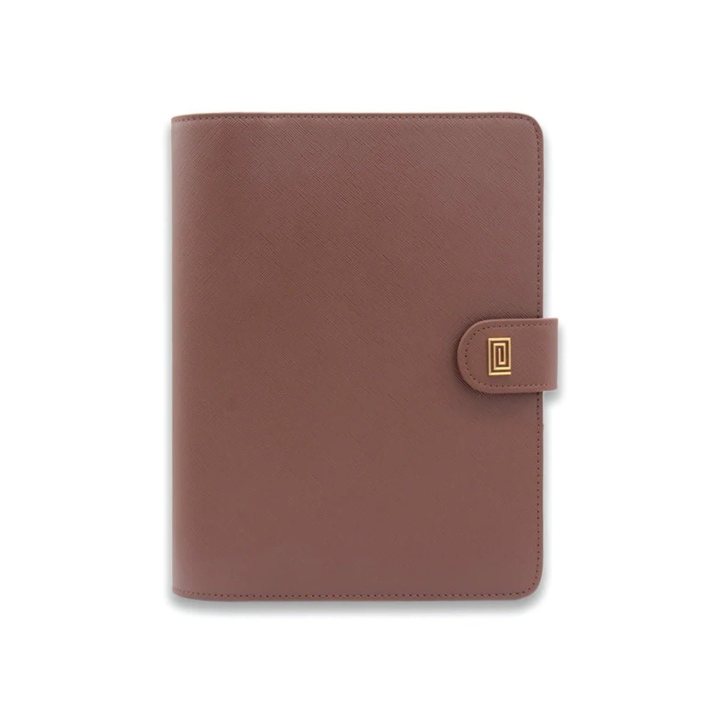 Caramel Saffiano Euro Ring | OUTLET | SS1. Euro Ring Agenda | A6 Planner Cover | Final Sale | NOTIQ
