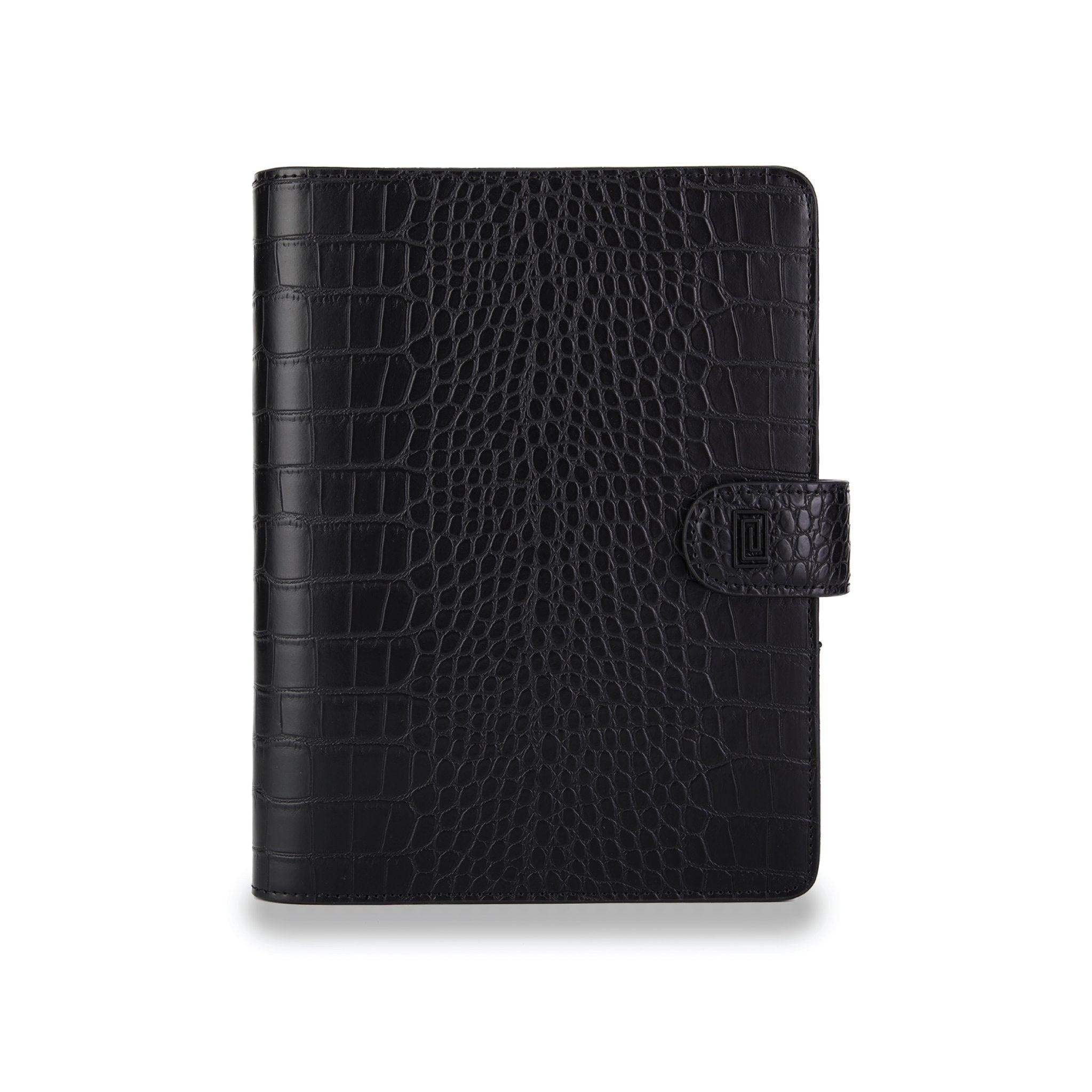 MASQ Croco Euro Ring | OUTLET | SS1. Euro Ring Agenda | A6 Planner Cover | Final Sale | NOTIQ