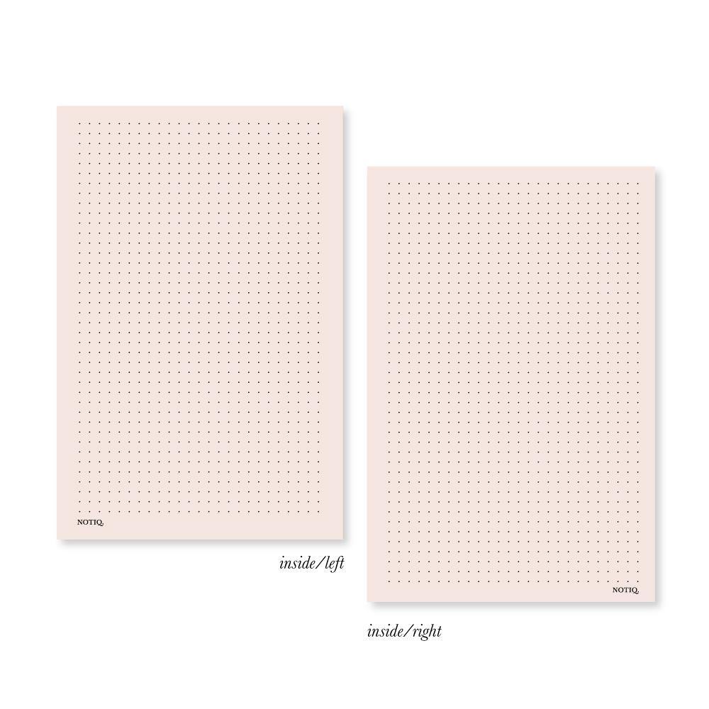 Blush Pink | Dot Grid Planner Inserts & Refill | NOTIQ