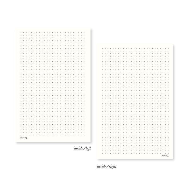 Dot Grid Planner Inserts & Refill Pearl White