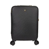 EQUIP Carry-On Quilted Suitcase Black Lisse