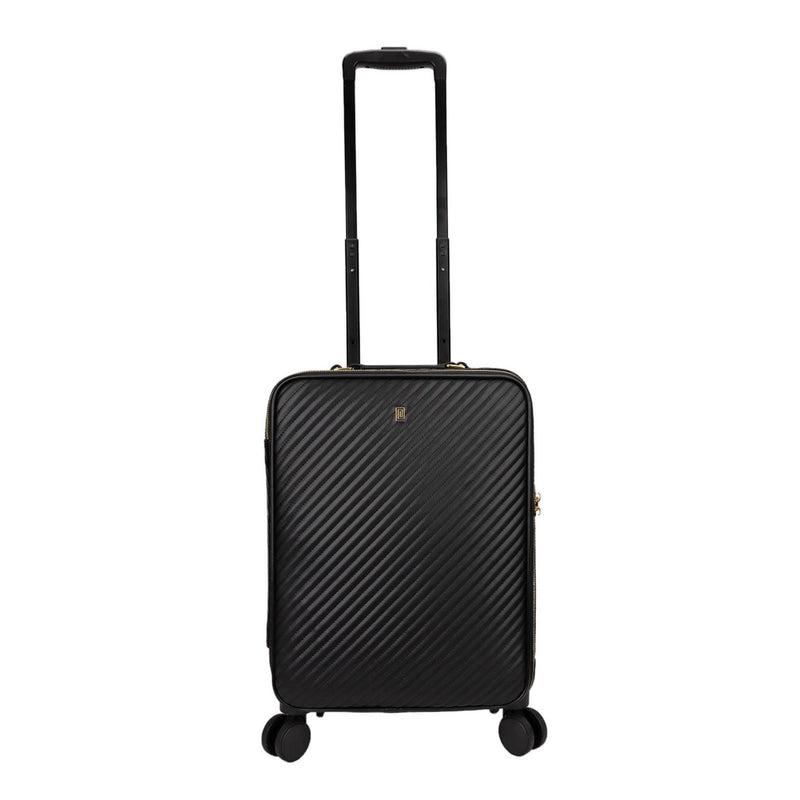 EQUIP Carry-On Quilted Suitcase Black Lisse