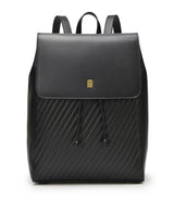 EQUIP Quilted Executive Backpack Black Lisse