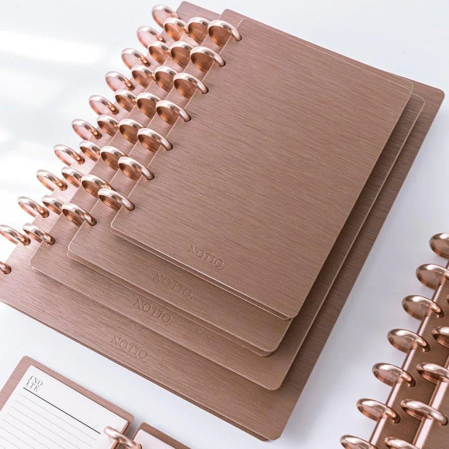 Rose Gold Moderno | Executive Daily Planner | Discbound Daily Brief Planbook | NOTIQ