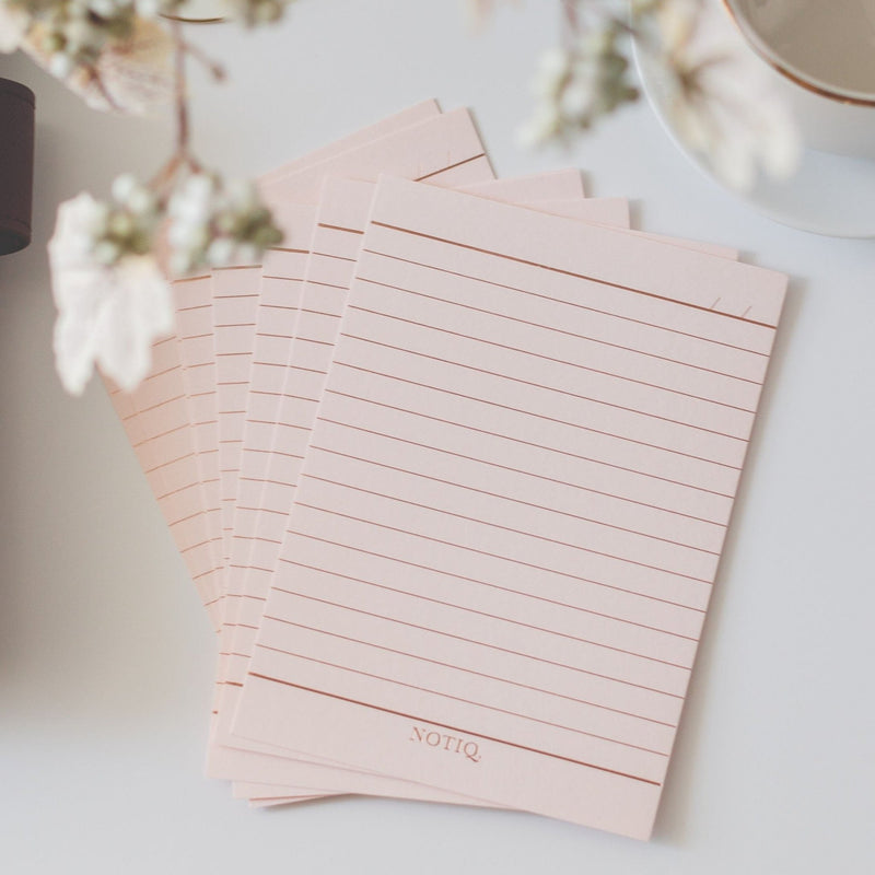 Foil Index Note Cards Set