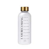 I Am Becoming Affirmation Water Tracking Bottle Kit Mini Frost White