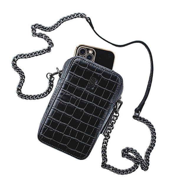 IMPERFECT | Croco Crossbody Phone Bag | Final Sale MASQ Croco