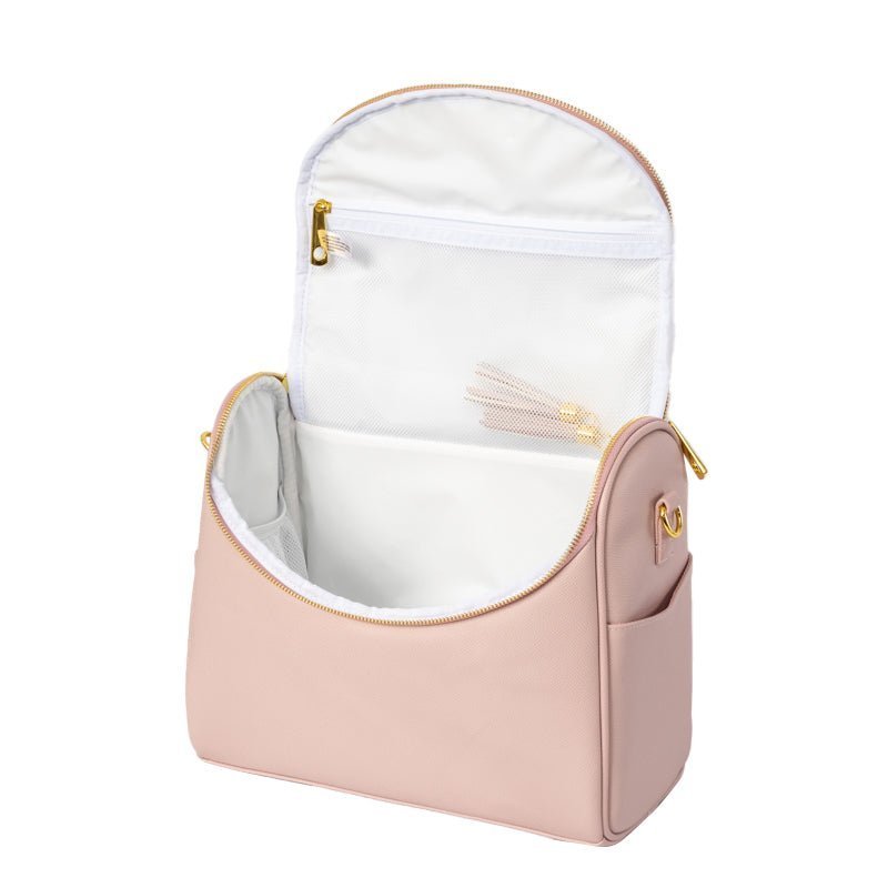 IMPERFECT | Midi Lunch SAQ Backpack Lunch Bag | Final Sale Blush Pebble