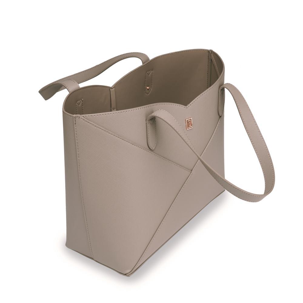 Imperfect Saffiano Structure Tote