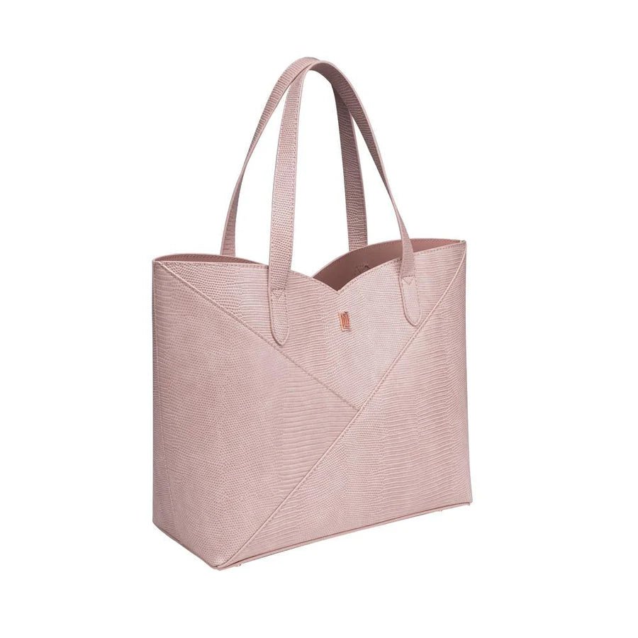 Lizard Structure Tote | Handbag | Retired Dusty Rose Lizard Daily Tote