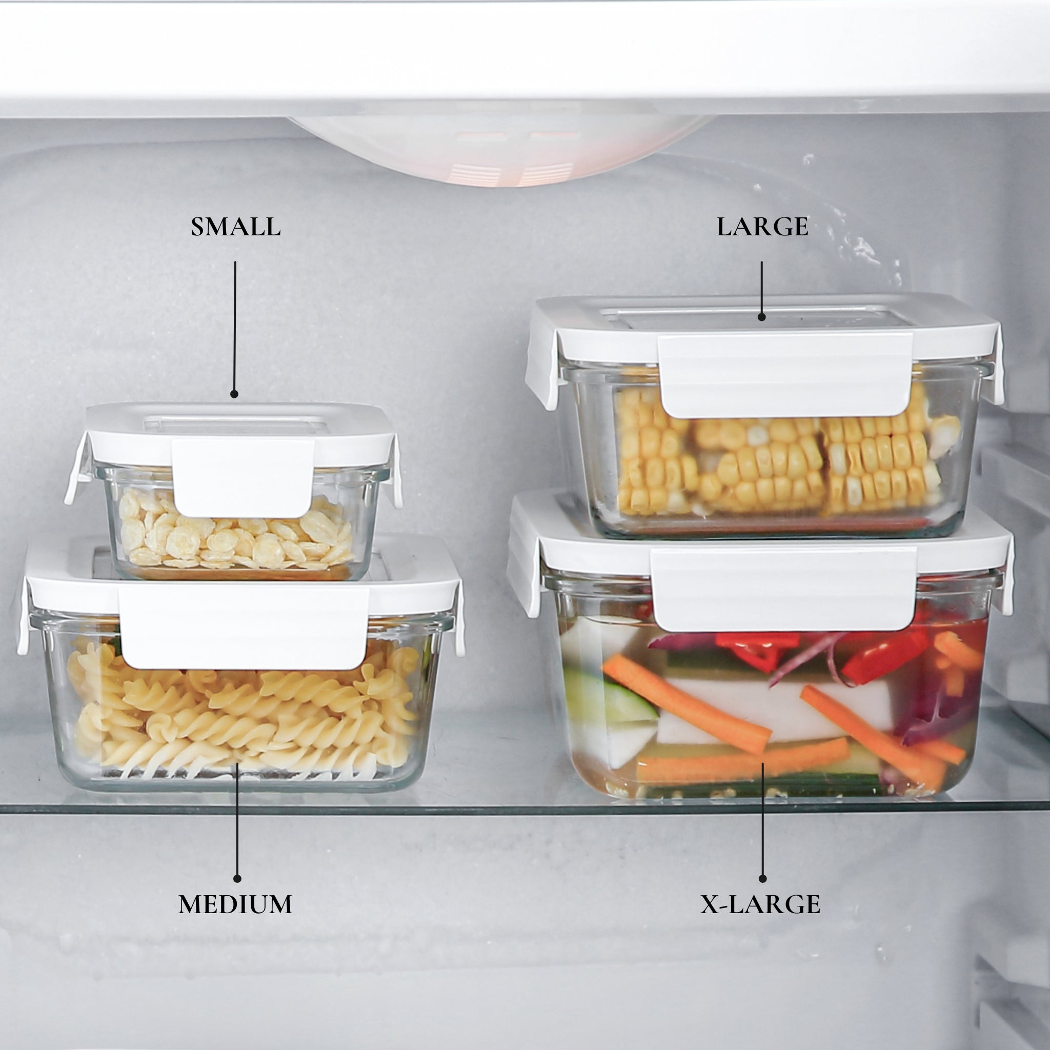 | Lunch Glass Storage | Food Containers For NOTIQ Lunch Bags | NOTIQ