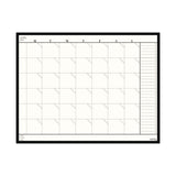 Monthly Plan Desk Notepad | Planner Notepad Monday Start Simply White