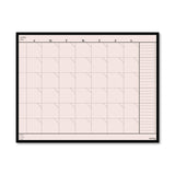 Monthly Plan Desk Notepad | Planner Notepad Sunday Start Blush Pink
