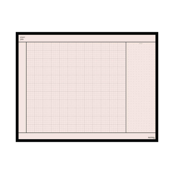 Project Plan | Desk Notepad Blush Pink
