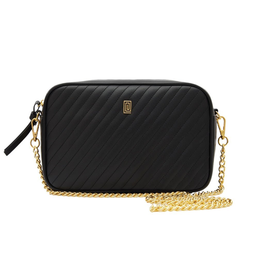 Quilted Beauty Bag | Handbag Black Lisse