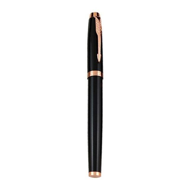 The Q Wing - Black and Rose Gold Executive Pen