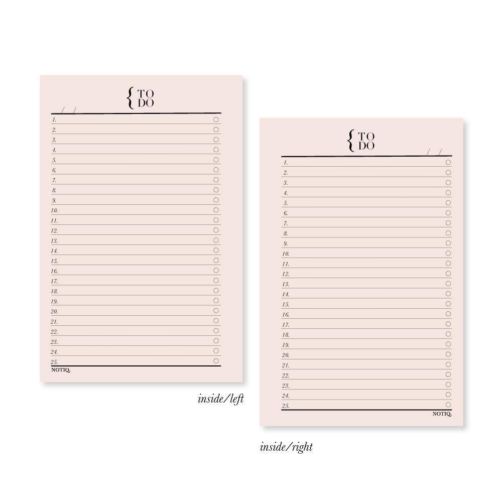  Pocket Brain Dump Planner Insert Refill, 3.2 x 4.7 inches,  Pre-Punched for 6-Rings to Fit Filofax, LV PM, Kikki K, Moterm and Other  Binders, 30 Sheets Per Pack : Handmade Products