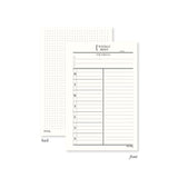 Weekly Brief | Notepad | Unpunched Pearl White